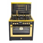 mg-gold-black-golden-inox-cooker-6090-cm-5-burners-cast-iron-2-fan-full-safety-sa9008